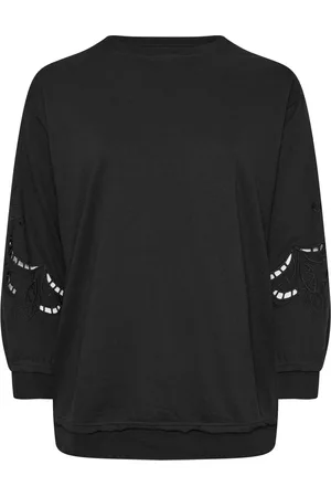 Evans Cutwork Crew Neck 100% Cotton Sweatshirt AU 16