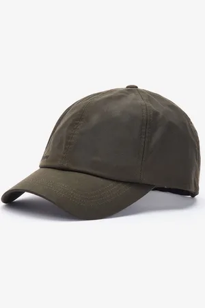 Barbour Olive Green Wax 100% Cotton Cap One