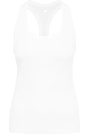 Fabletics White Feather Tech+ Racerback Tank XS