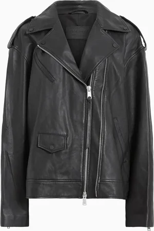 AllSaints AllSaints Black Daylen Biker Jacket L