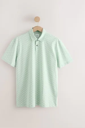 Next Short Sleeve Print Polo Shirt 3XL