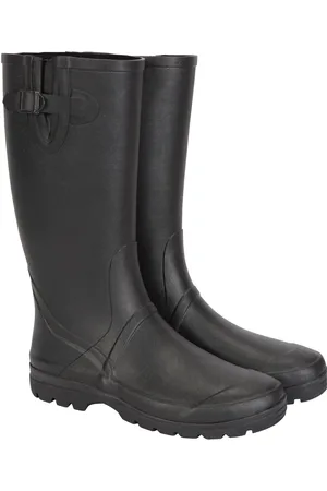 Mountain Warehouse Black Tall Rubber Mens Wellies AU 11 (EU 45)