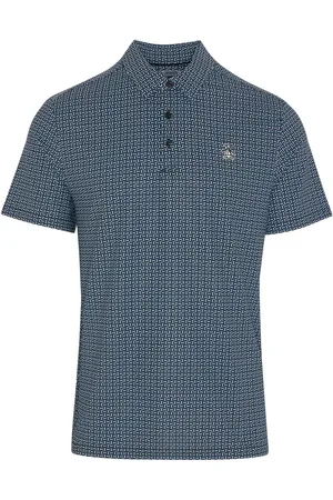 Original Penguin Micro Geo Print Polo Shirt XXL