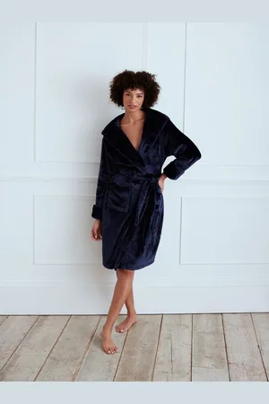 Chelsea Peers Blue Fleece Dressing Gown AU 22