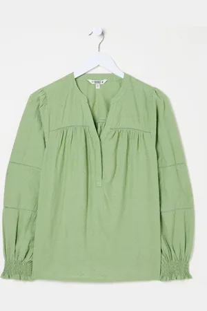 Fat Face FatFace Poppy Embroidered Blouse AU 10