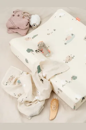 Done by Deer Natural Tiny Farm Changing Pad one
