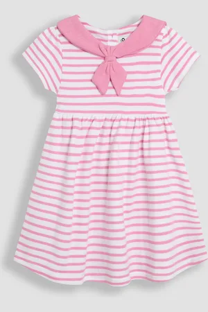JoJo Maman Bébé Short Sleeve Sailor 100% Cotton Dress 1.5