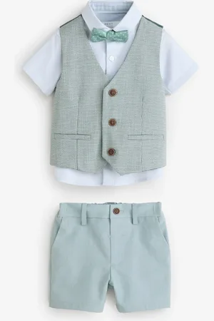 Next Waistcoat, Shirt, Shorts and Bow Tie Set (3mths-9yrs) 12