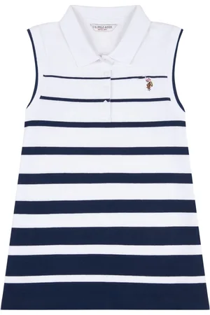 U.S. Polo Assn. U. S. Polo Assn. Stripe Womens Sleeveless Polo Shirt XL