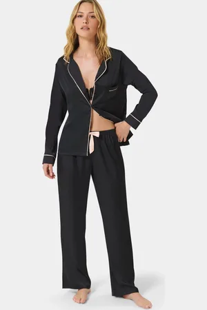 BlueBella Claudia Luxury Satin Long Pyjama Set AU 18