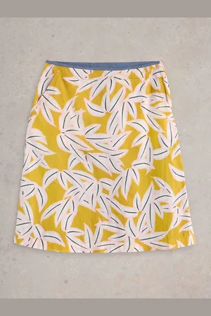 White Stuff 100% Organic Cotton Nell Reversible Skirt AU 12