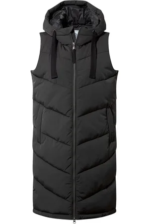 Tog 24 Black Ranskill Long Padded Hooded Gilet AU 24