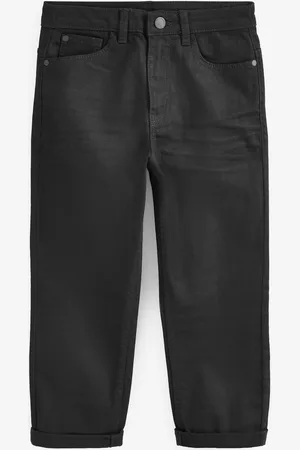 Next Black Loose Fit Stretch Jeans (3-17yrs) 17 Years (182cm)