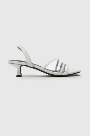 Schuh Green Steele Strappy Kitten Sandals AU 7 (EU 38)