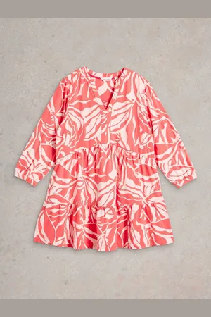 White Stuff Red Marta 100% Cotton Tunic AU 24