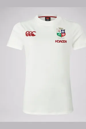 Canterbury Cream British & Irish Lions Rugby Cotton Jersey T-Shirt AU 16