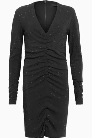 AllSaints AllSaints Alya Ruche Dress AU 10