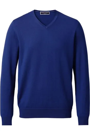 Charles Tyrwhitt Blue Merino V-Neck Jumper XL