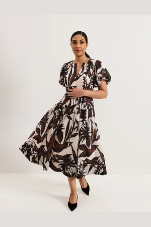 Phase Eight Petite Zarah Printed Dress AU 18