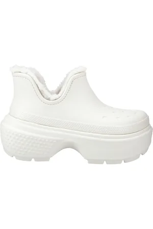 Crocs White Stomp Shorty Boots AU 6 (EU 37.5)