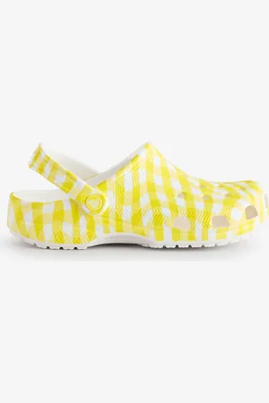 Crocs Day Lily Adults Gingham Clogs AU 6 (EU 37.5)