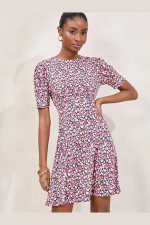 Lipsy London Printed Jersey Underbust Mini Dress 18