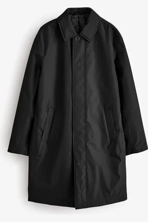 Next Black Waterproof Trench Coat M