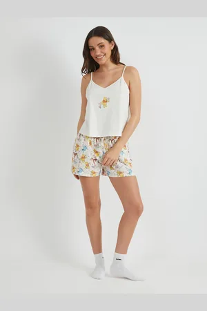 Skinnydip White Disney Winnie the Pooh Cami & Shorts Pyjamas Set medium