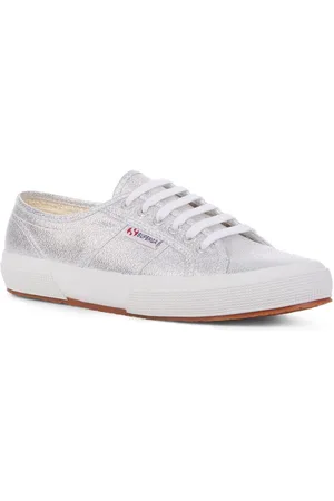 Superga Silver Lamew Trainers AU 9.5 (EU 41.5)