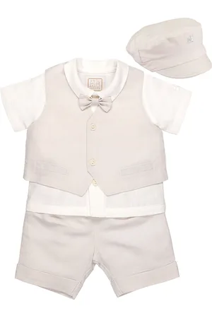 Emile et Rose Three-Piece Linen Shorts And Hat Set 2 Years (92cm)