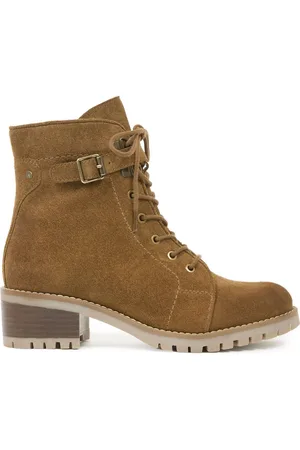 CELTIC & CO. Block Heel Hiker Brown Boots AU 10 (EU 41)