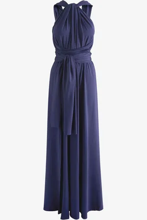 Jolie Moi Halter Neck Maxi Bridesmaid Dress AU 16