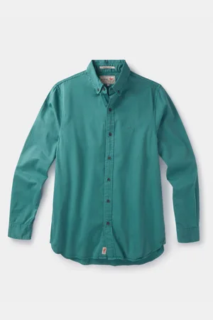 Aubin Green Hessle 100% Cotton Shirt XL