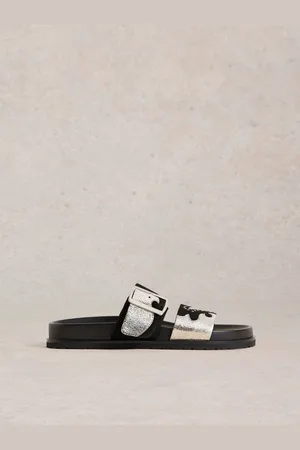 White Stuff Black Whitney Western Sliders AU 7 (EU 37.5)