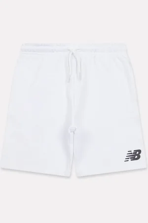 New Balance Kids Brush Back Stacked Logo Shorts 12