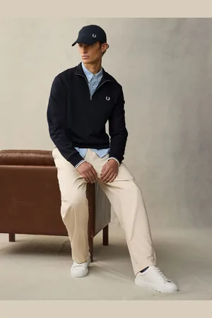 Fred Perry Quarter Zip Sweatshirt XL