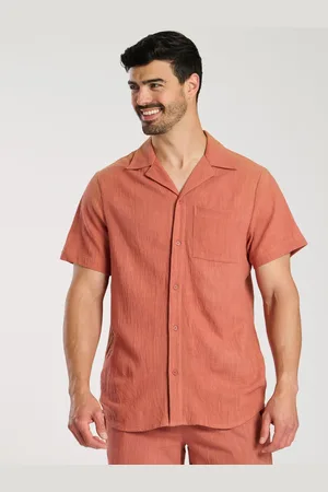 South Beach Marl 100% Cotton Short Sleeve Shirt S