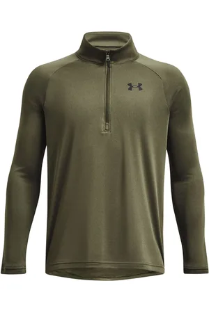 Under Armour Green Youth Tech 2.0 1/2 Zip Sweatshirt YXS