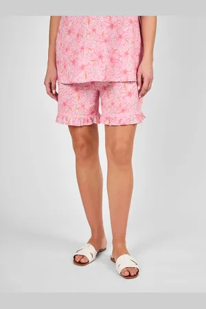 JoJo Maman Bébé Floral Patterned Frill Maternity Shorts S