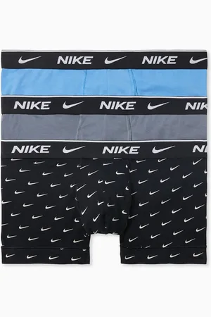 Nike Blue Everyday Cotton Stretch Trunks Three Pack L