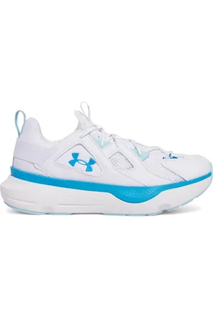 Under Armour White/Blue Infinite Movement SE Trainers AU 10 (EU 42)