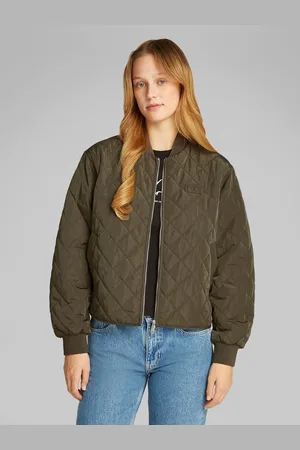 Calvin Klein Brown Quilted Jacket XS