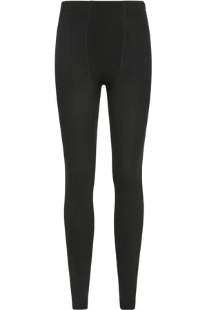 Mountain Warehouse Black Womens Fluffy Fleece Lined Thermal Leggings L