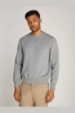 Tommy Hilfiger Grey Fleece Crew Neck Sweatshirt large