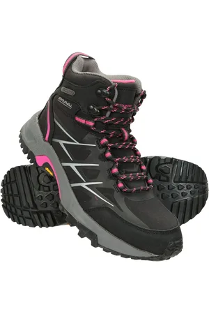 Mountain Warehouse Black Womens Byzantine Waterproof Vibram Walking Boots AU 9 (EU 40)
