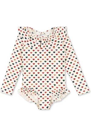Konges Sløjd Cream Manuca Long Sleeve Swimsuit 9298cm