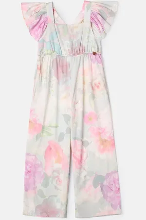Angel & Rocket Green Gracie Multi Cape Collar Jumpsuit 11 Years (146cm)