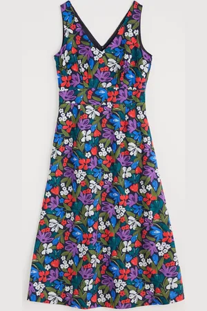 Seasalt Cornwall Beyond Sleeveless V-Neck 100% Cotton Dress 10