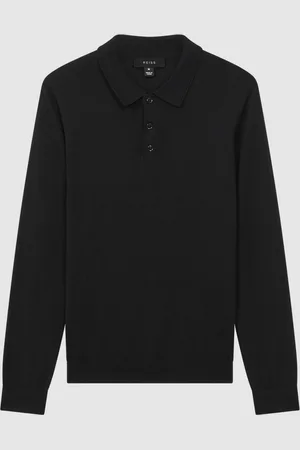 Reiss Trafford Merino Wool Polo Shirt XL