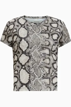 AllSaints AllSaints White Ellie Mesh T-Shirt AU 16